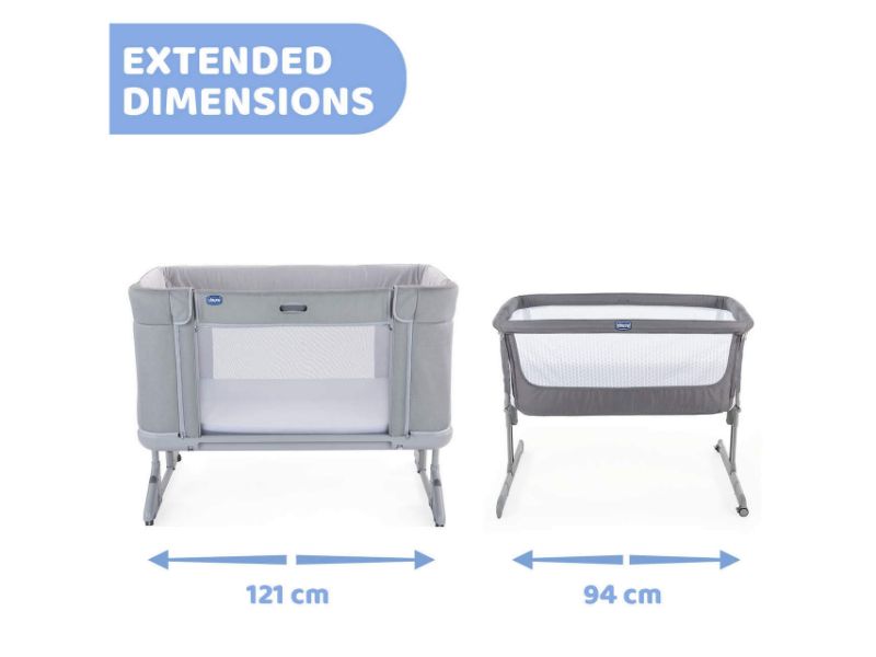 The Chicco Next2Me Forever Dimensions