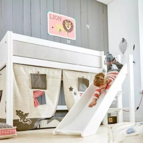 Lifetime Kids Camp Canyon Mid-Sleeper Bed with Optional Slide