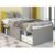 Arctic Grey Wooden Low Sleeper with storage space.