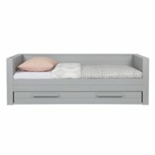 Dennis Day Bed in Concrete Grey with Optional Trundle Drawer