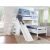 Fairley European Single L-Shaped Bed with Bookcase, Tunnel and Slide