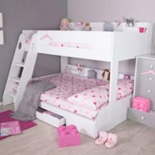 Flick Triple Bunk Bed in White