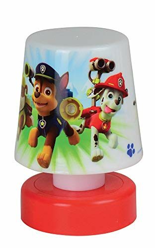 Paw Patrol Children’s Night Light with Push Button Red