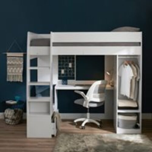 Harry High Rise Bed with Wardrobe | Compare Prices