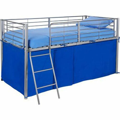 HLS Blue Tent For Mid Sleeper Bed Boys Bedroom Toys Games Storage