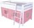 HLS Tent for Midsleeper Cabin Bed – (Baby Pink)