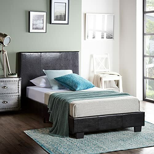 Single Bed Faux Leather Bed Frames (Single)
