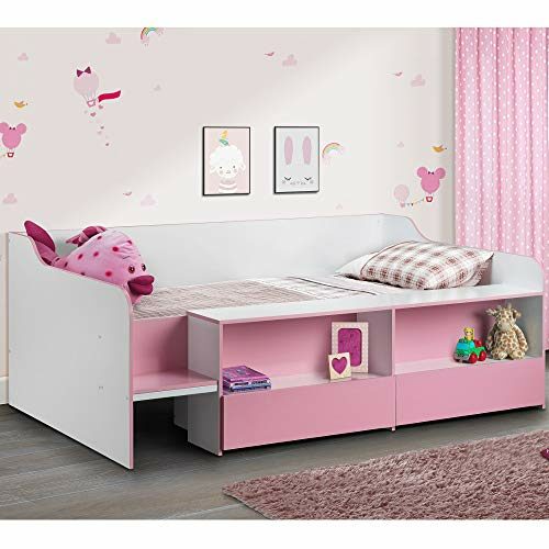 Kids Low Sleeper Bed, Happy Beds Stella Pink