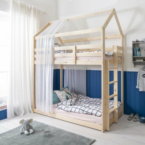 Loft Bunk Bed in Natural Style
