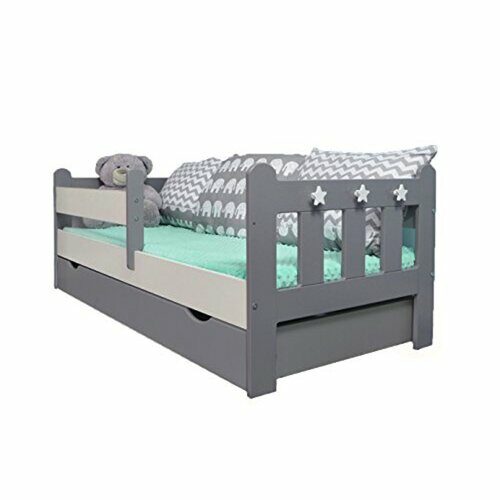 Lujan Convertible Toddler Bed with Drawer