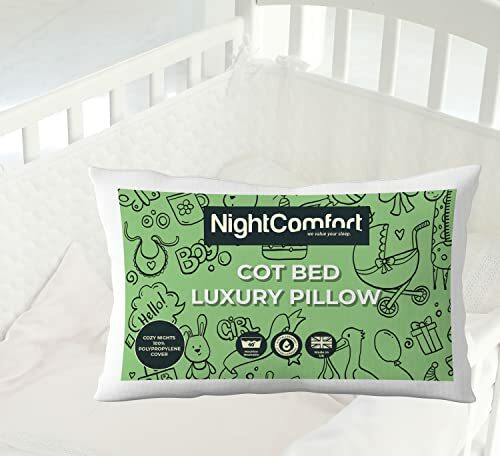 Night Comfort Lightweight Cot Bed Pillow for Toddler
