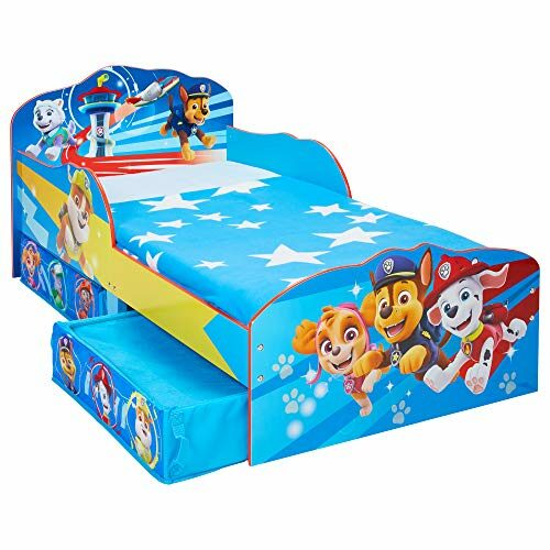 Paw Patrol Kids Toddler Bed with Storage Drawers by HelloHome