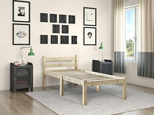 Single Bed Pine 3ft (90cm) Single Bed Wooden Frame