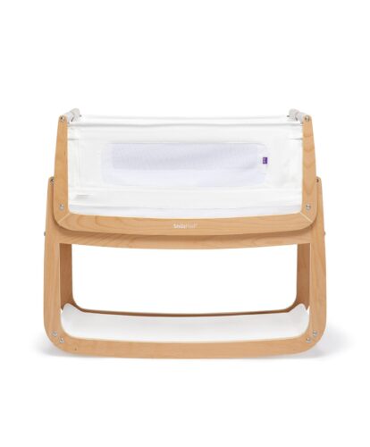 Snuzpod4 Bedside Crib with Mattress – Natural